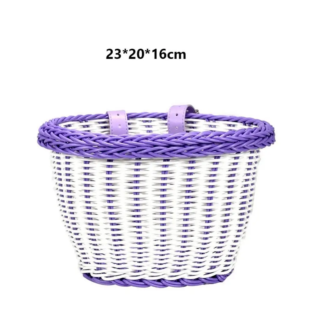 جديد 23*20*16 سنتيمتر/20*16.5*16 سنتيمتر/27*24 سنتيمتر KidsBike سلة الروطان الخوص دراجة اكسسوارات الجبهة المقود سلة دراجة حقيبة التخزين