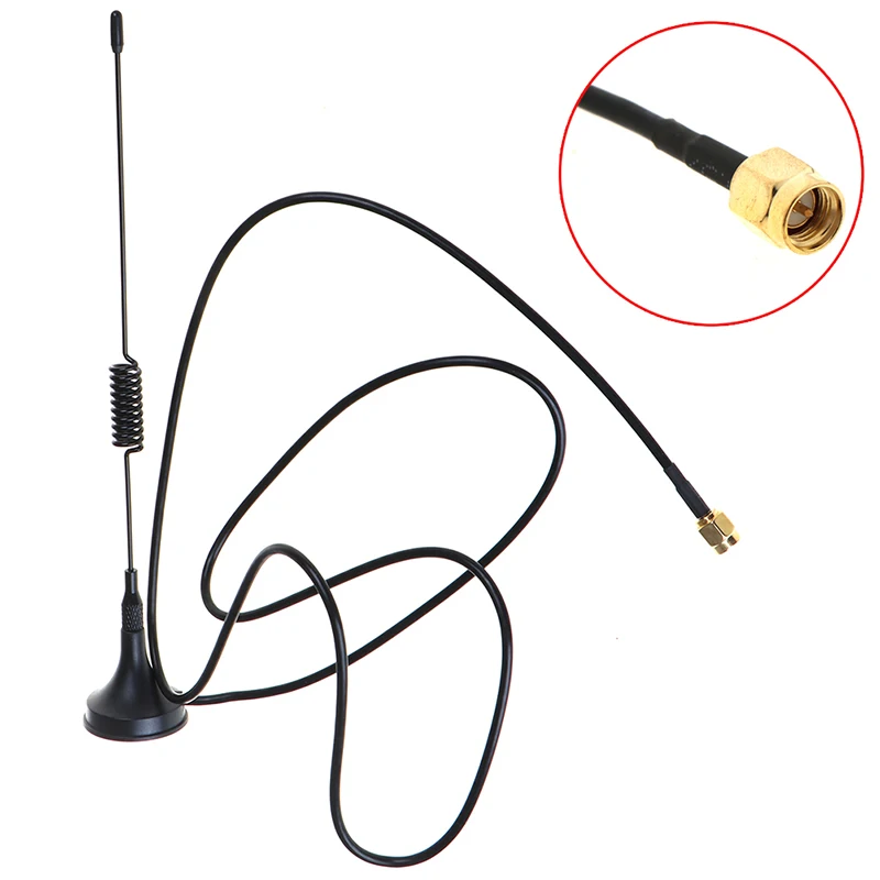 VHF UHF Antenna Two Way Dual Bands 3dbi Gain SMA Female Magnetic Base For Node Handheld Lorawan Baofeng Car Radio Walkie Talkie