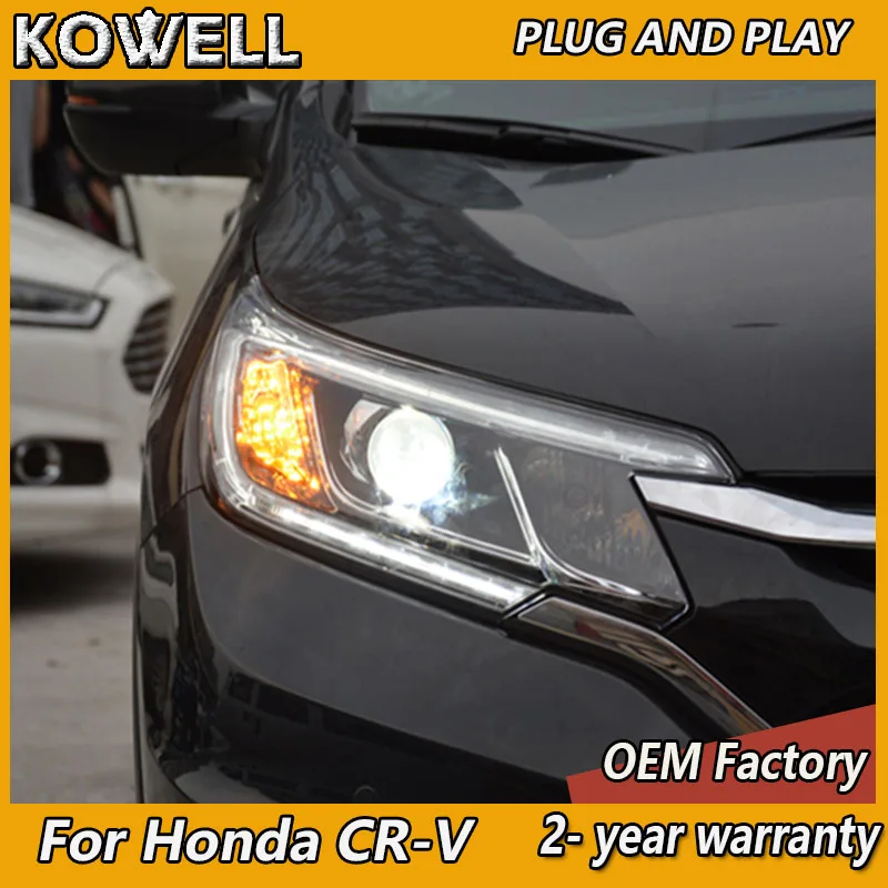 

Car Styling for Honda CRV Headlight 2012-2015 CRV Headlamp DRL Fog Brake Reversing Dynamic Turn Signal