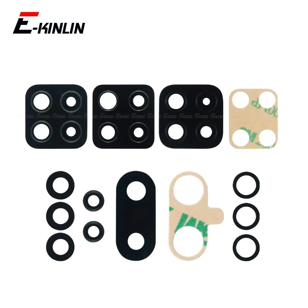 2pcs\lot Back Rear Camera Glass Lens With Adhesive Sticker For Samsung Galaxy A02 A12 A22 A32 A42 A52 A72 A33 A53 A73 Parts