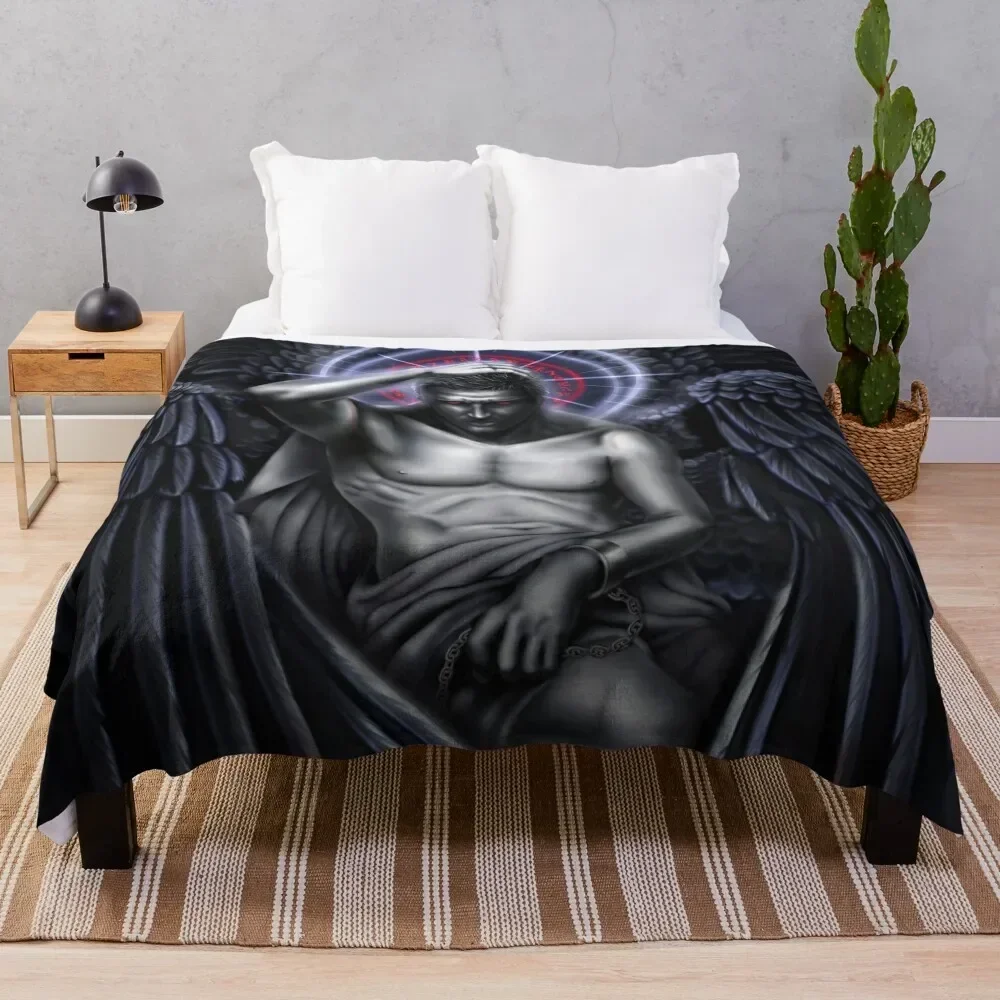 Sympathy for the Devil Throw Blanket Moving Furry Bed Custom Blankets