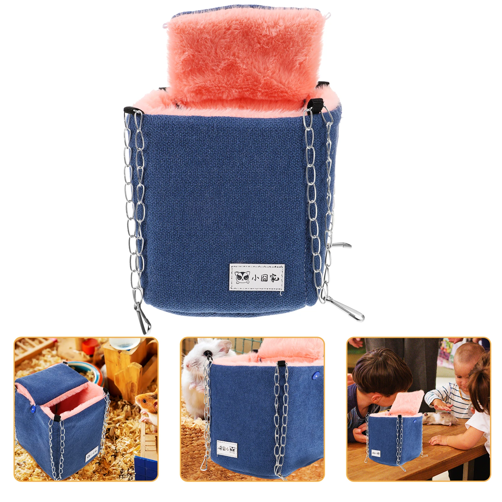 

Hamster Warm Bed For Small Pets Cage Hanging Rat Hammock Ferret Hammock Winter Bird Nest Guinea Pig Home Hamster
