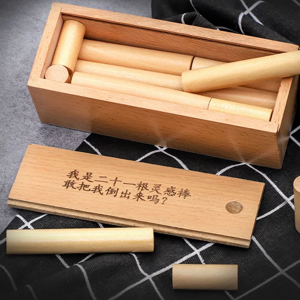 

Набор головоломок Лубань: деревянные палочки для развития интеллекта, развивающая игра для детей и взрослых, тренировка IQ