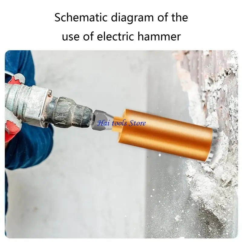 X37E เครื่องเจาะค้อนไฟฟ้าแกนสว่านแกนสว่านบิตอะแดปเตอร์คอนกรีตรูเลื่อยอาร์เบอร์ Adapt