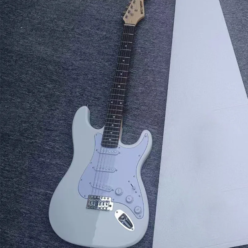 مجموعة جيتار إلكتروني احترافية اهتزاز واحد للمبتدئين ممارسة جيتار خشبي محمول على مستوى الدخول طقم جيتار متين #6