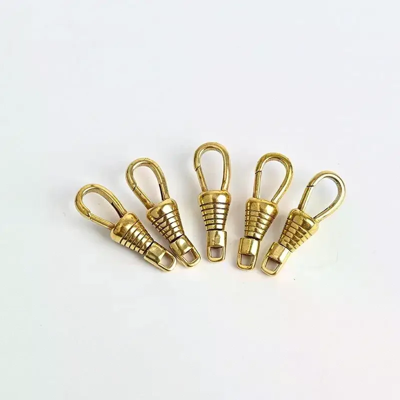 1pcs Watch Parts Brass Made Pattern Pocket Swivel Clip Chain Spring Snap Hook 30mm 1.2 Inch Buckle Pearl Gems Diy