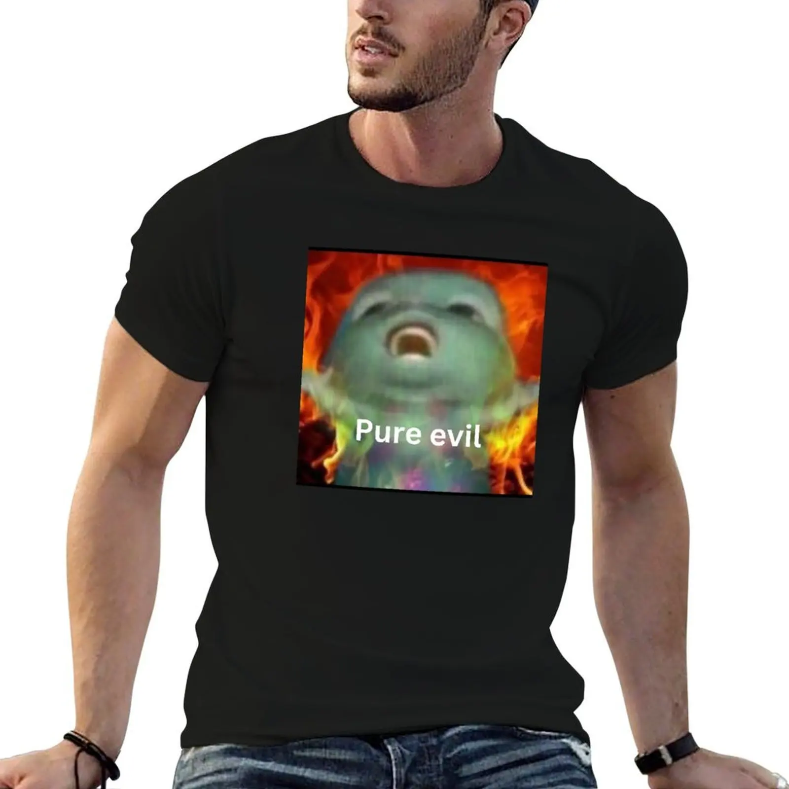 Bibble Pure evil meme T-Shirt customs design your own valentines boutique clothes men clothes