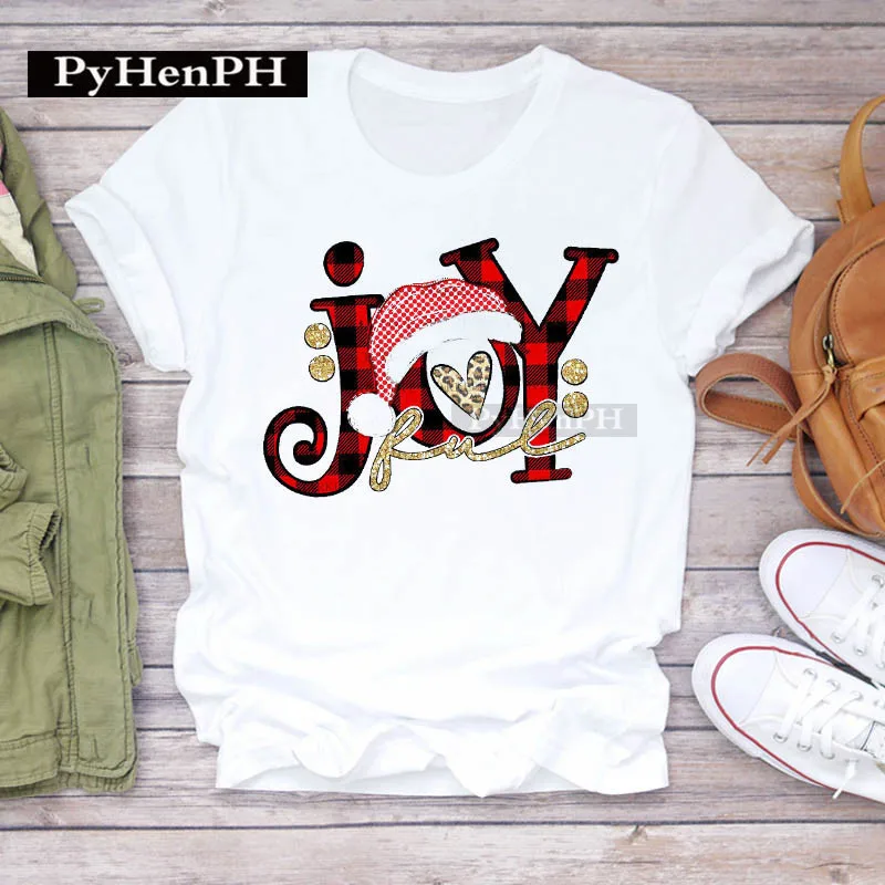 Merry Christmas Tshirt New Style Christmas Snowman Print T-shirt Casual Women's Wear Harajuku  Tops  Graphic T Shirts