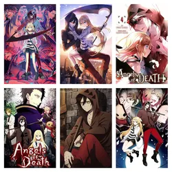 Japanese angel of death poster anime canvas painting modern style wall picture living room home decoration painting