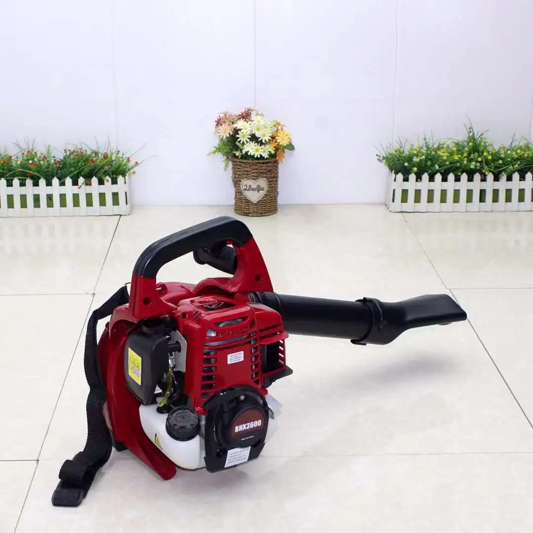 Leaf Blower 37.7cc Bhx3600 Portátil Quatro Tempos Gasolina Snow Blower Alta Potência Ruído Ferramenta de Jardim de Vácuo de Folha Pequena