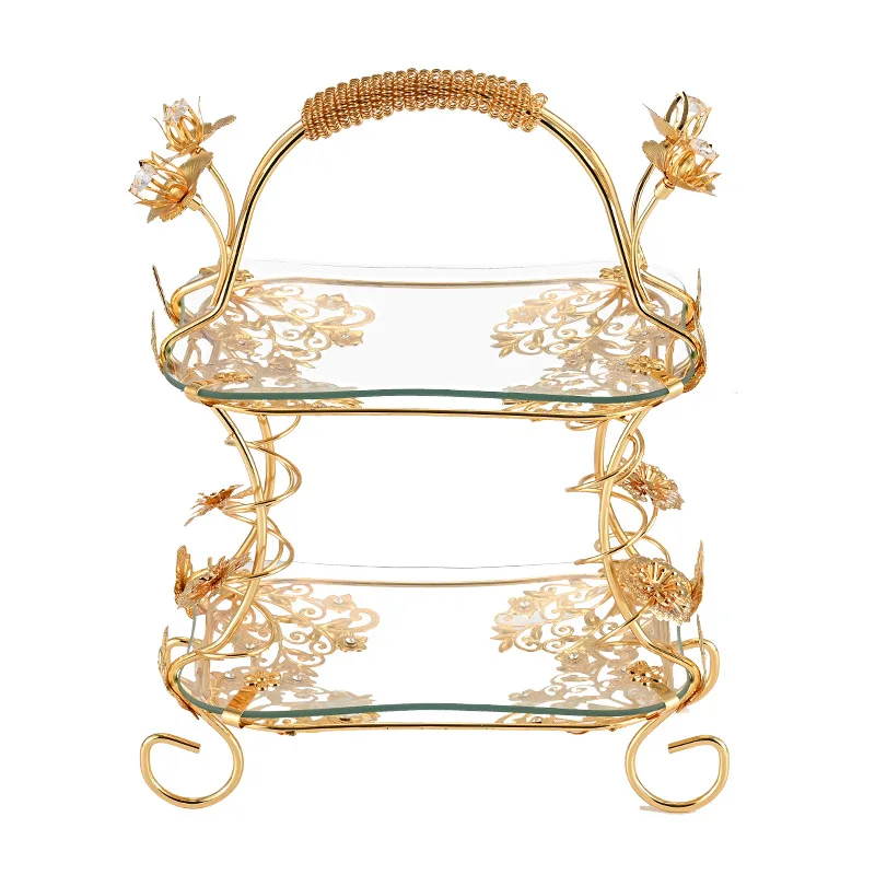 

Ретро-тарелка для фруктов Zml, декоративная стеклянная тарелка для отелей премиум-класса, портативная тарелка для сухофруктов