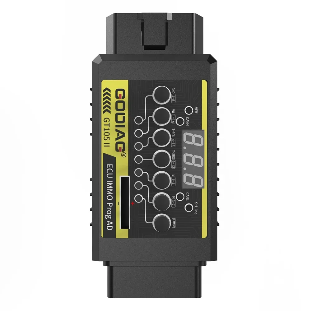 GODIAG GT105 II ECU IMMO Prog AD Break Out Box ECU Connector GT105 II with Voltage Alarm Prompt Function