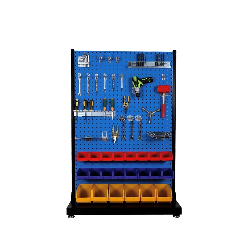 Sheet Metal Tool Storage Rack, High Quality Powder Coated RAL Color, Garage Workshop Steel Organizer, Durable Shelving System