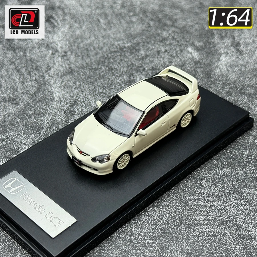 LCD 1/64 scale Honda INTEGRA TYPE R DC5 Open front cover metal sports car model static display holiday gift