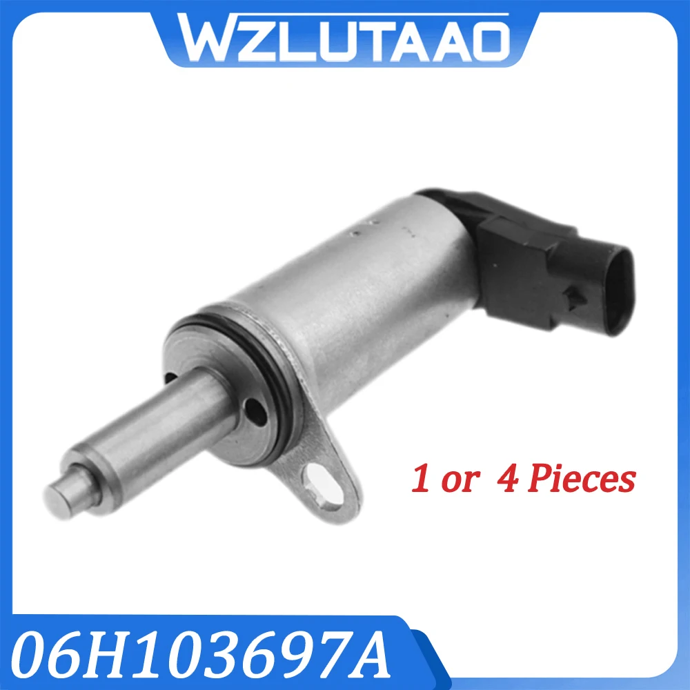 

1PCS/4PCS 06H103697A Camshaft Regulating Device Solenoid Valve For Audi A4 A5 A6 A8 Q3 Q5 TT VW 2.0T 06H103697B / C 06H103697AF