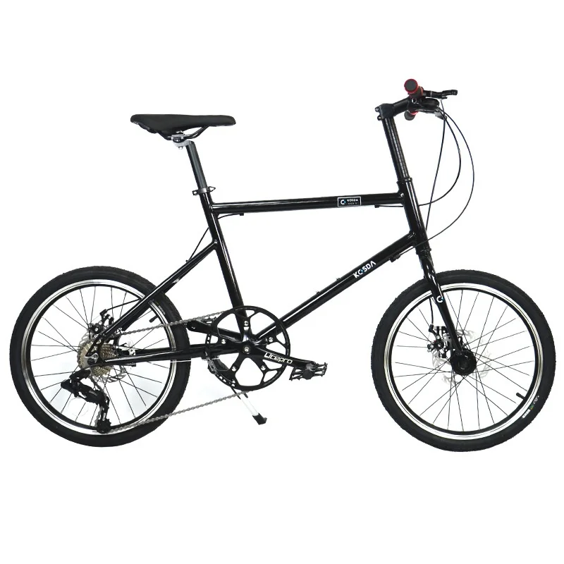 

20-Inch L-TWOO- 8 Speed Ultra-Light Aluminum Alloy Bicycle Variable Speed V Brake Portable Adult Trail Mini Road Bike