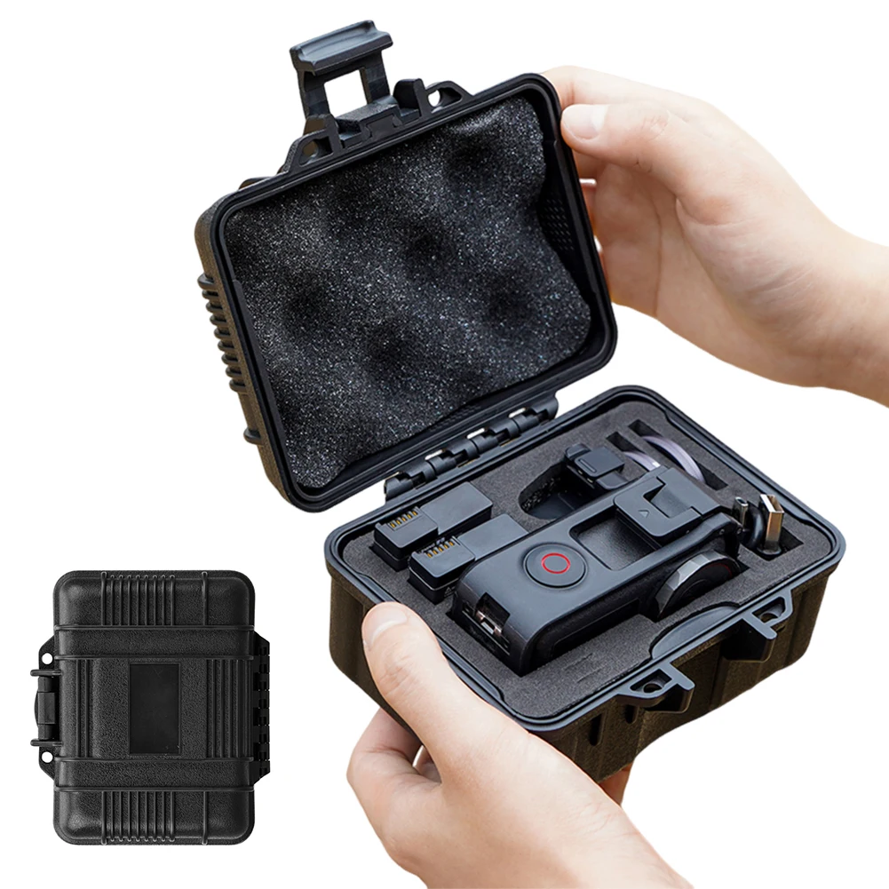 Estuche Rígido Impermeable para Accesorios DJI Action 5 Pro/Osmo Action 4/3, Maleta Protectora de Transporte Portátil