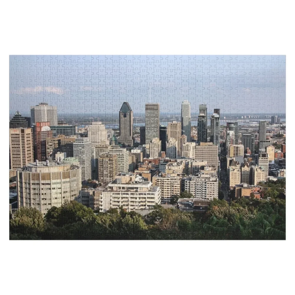 

View of Montreal From Top of Mt Royal Jigsaw Puzzle Baby Wooden Personalized Baby Toy Photo Woods For Adults Puzzle