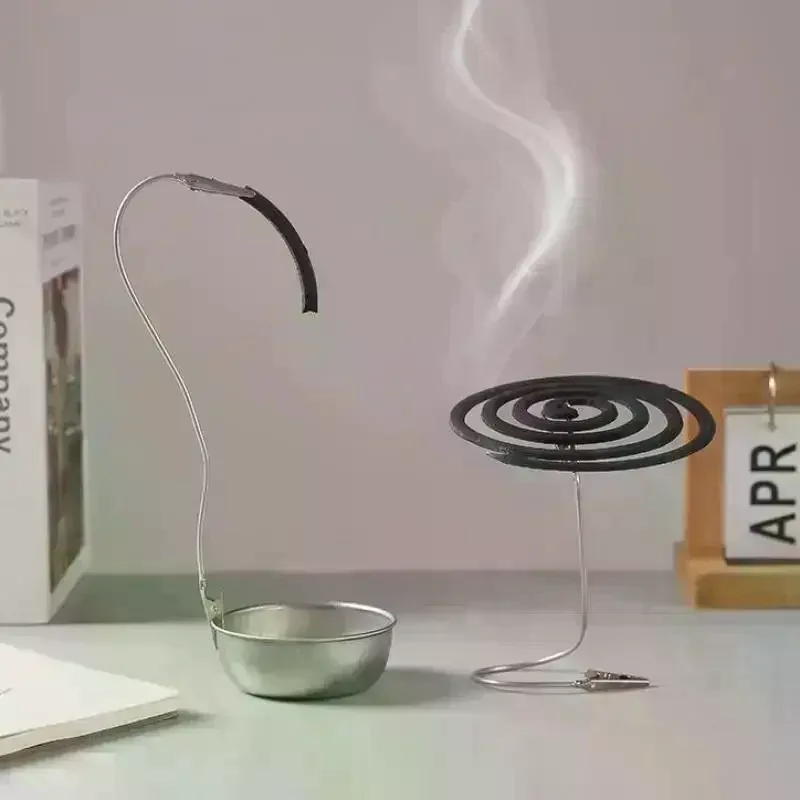 Incense Clip Stand Mosquito Coil Rack Photo Folder Label Clip Card Holder Portable Double Ended Mosquito Coil Holder Clip Broken