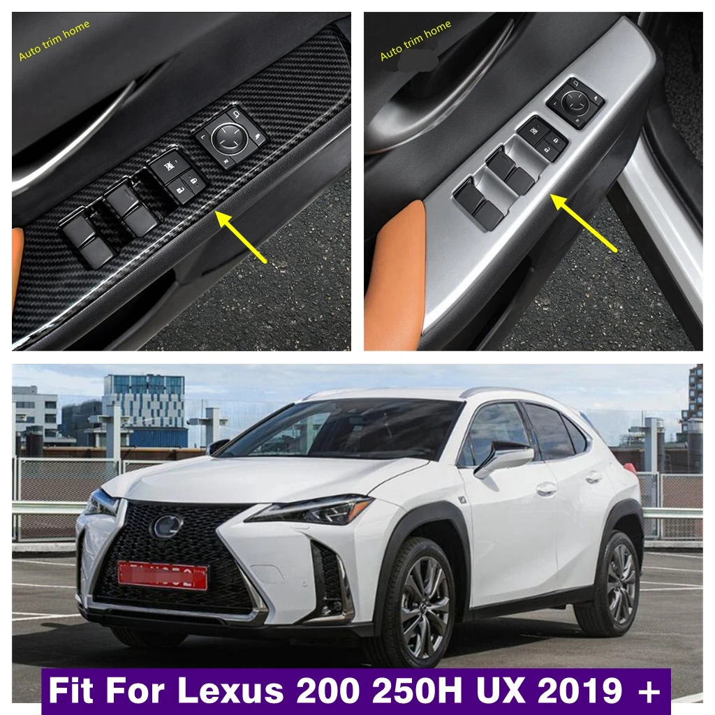 

Door Armrest Window Lift Down Button Control Switch Decor Panel Cover Trim Fit For Lexus UX 200 250H 2019 - 2024 Car Accessories