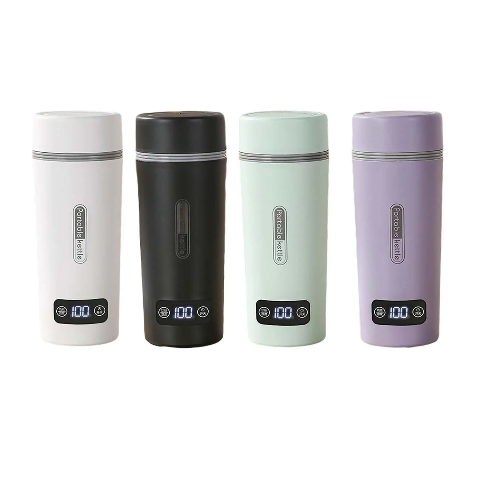 

Портативный чайник с изоляцией и автоматическим отключением, 4, небольшой водонагреватель с регулируемой температурой для домашнего кемпинга, отеля, вечеринок, офиса