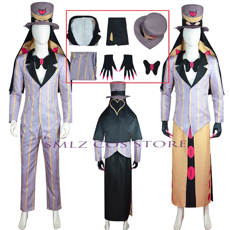 

Anime Demon Cosplay Costume 2 Styles Sir Pentious Cosplay Uniform Fancy Outfit Halloween Carnival Hat Outfit for Women Men