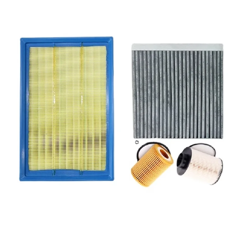 Car Cabin Air Filter Oil Filter Fuel Filter For GWM PORE 2020 2021 For Great Wall PAO 2.0AT 2.0MT 4Pcs Car Accesories