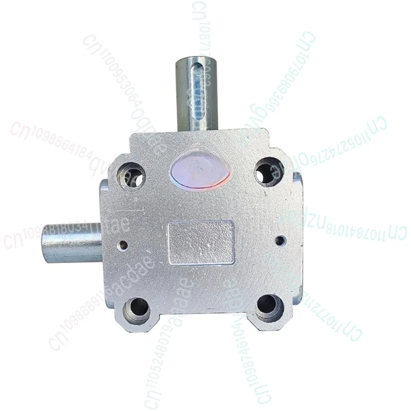 الفولاذ المقاوم للصدأ الزاوية اليمنى صندوق التوجيه علبة التروس الصلب المصبوب 40N.M تحميل كبير 2.5 وحدة 16 الأسنان 90 درجة العاكس والعتاد