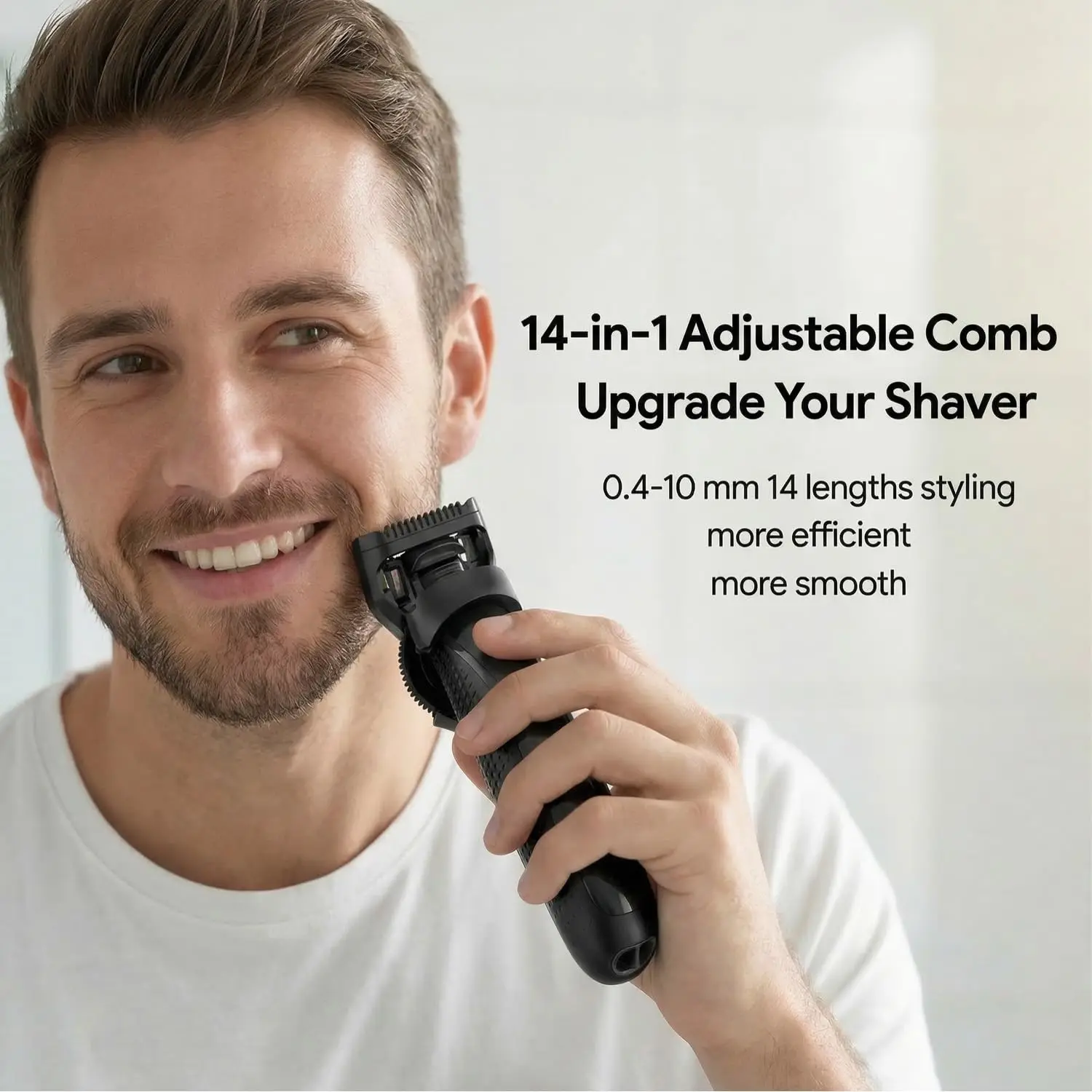 New 14-in-1 Adjustable Guards Guide Comb Fit for Philips One Blade QP2520 QP2630 QP2724 QP2834 Electric Shaver Replacement Kit