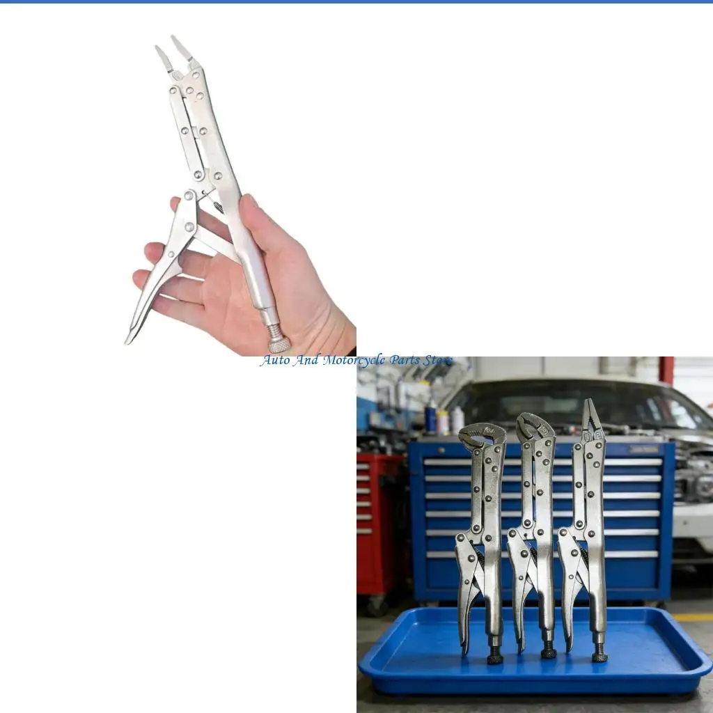 

P9FD Professional Steel Pliers for Automotive Maintenance Featuring Long Nose Needle Nose and Round Nose Option