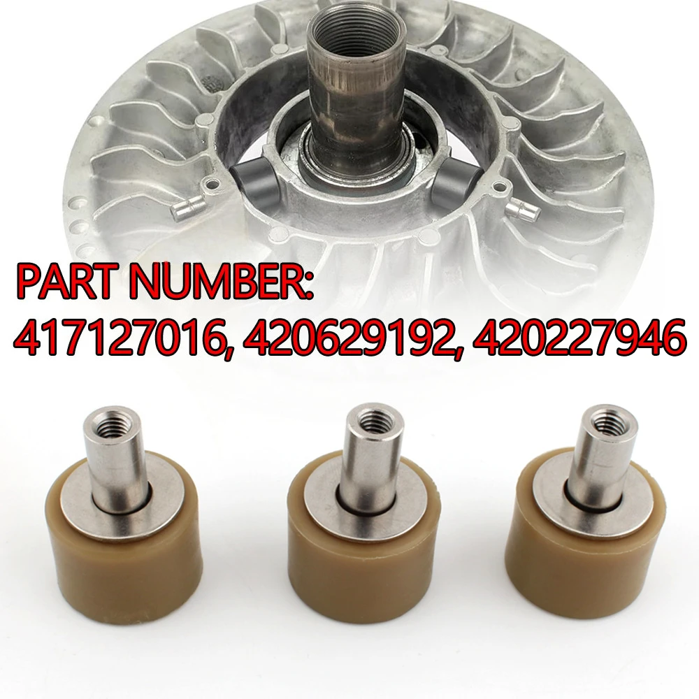 

Secondary Clutch Roller Kit For Cam-Am Maverick X3 2017-2023 Maverick Sport 1000R Commander 1000R 417127016 420629192 420227946