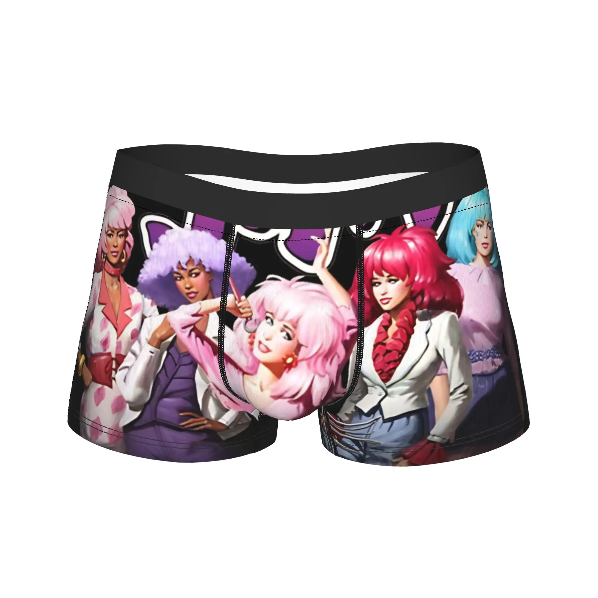 

Мужские трусы Jem and the Holograms в стиле 80-х, классические боксеры, высококачественные шорты-брифы больших размеров