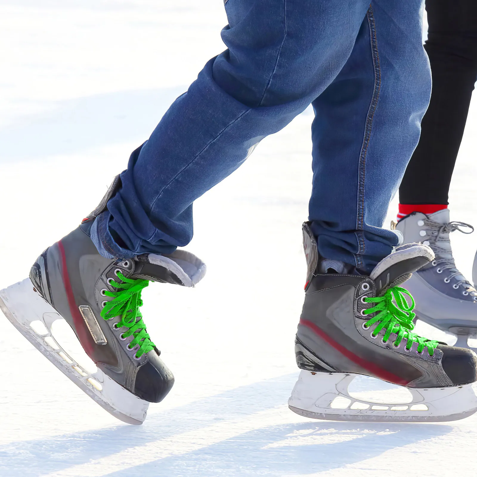 

1Pair Hockey Laces Waxed Long-Lasting Anti-Fracture Shoelaces for Ice Skates Roller Skates High-Performance Wear-Resistant Lace