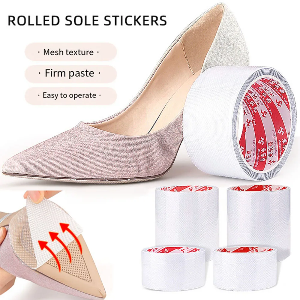 

No-adhesive Anti-slip Sole Stickers For Sneaker Mute Cushion Insoles Men Women Shoes Repair Outsole Stickers Wearable Shoe Parts