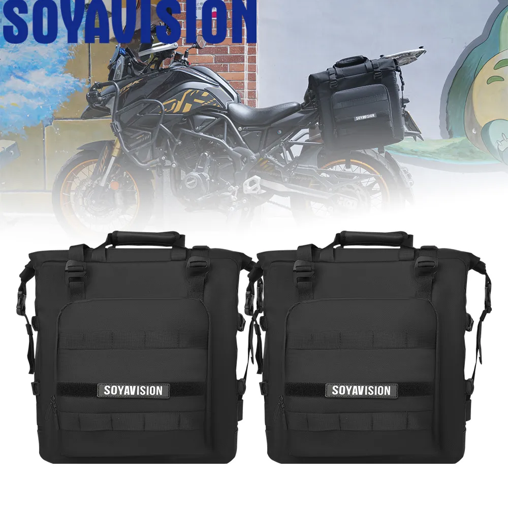 

Motorcycle Saddlebags Waterproof 20L Motorcycle Side Bag Quick Release Motorbike Hanging Bags Luggage Motorbike Accessories