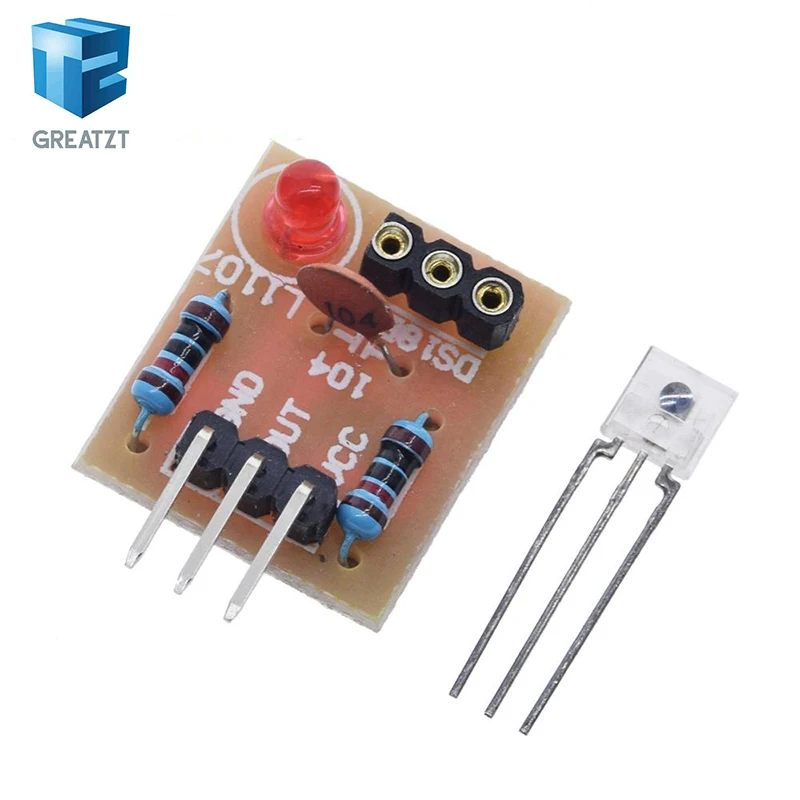 TZT Laser Sensor Module non-modulator Tube Laser Receiver Module DIY For arduino