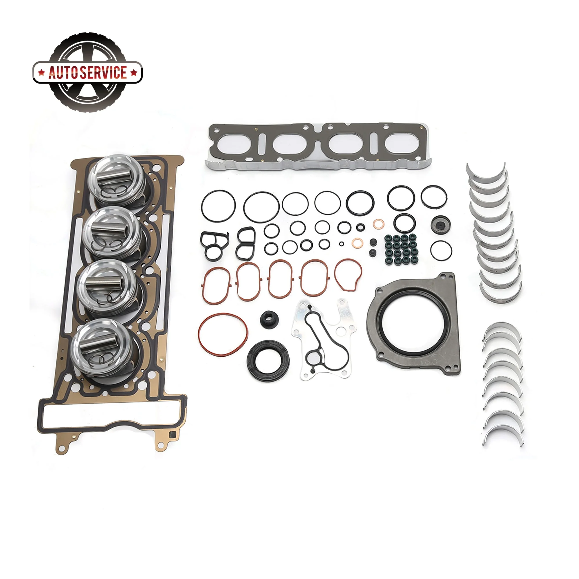 A2740371401 Engine Rebuild Kit Piston+0.50mm Cylinder bearing Fit For BENZ C-CLASS W205 A205 S205 W212 W213 A207 C207 X253 C253