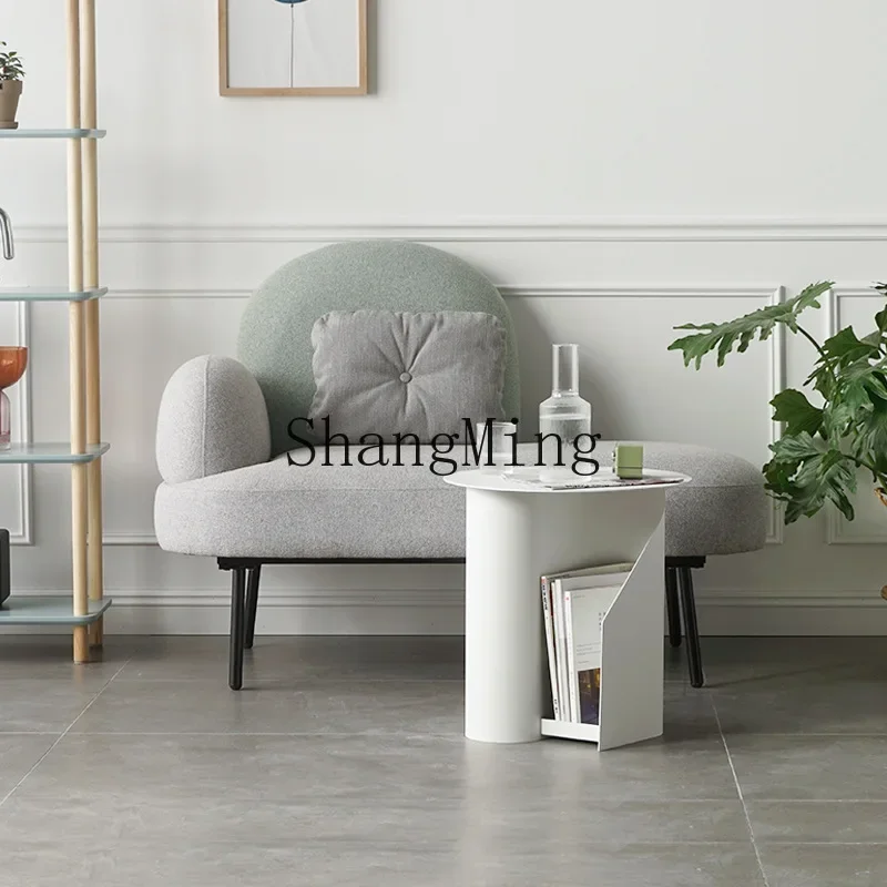 

FG Creative Sofa Side Table Modern Minimalist Living Room Storage Coffee Table Cream Style Home Storage Corner Table