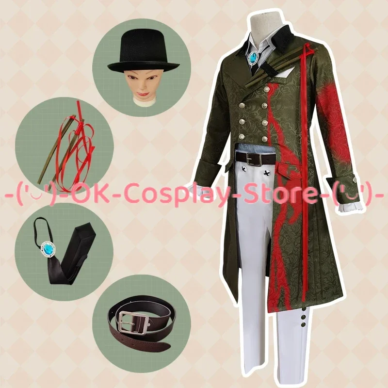 Costume de Cosplay du Jeu Ta.com V The Ripper Jack, Uniformes de Carnaval d'Halloween Imbibés, Vêtements d'Anime sur Mesure