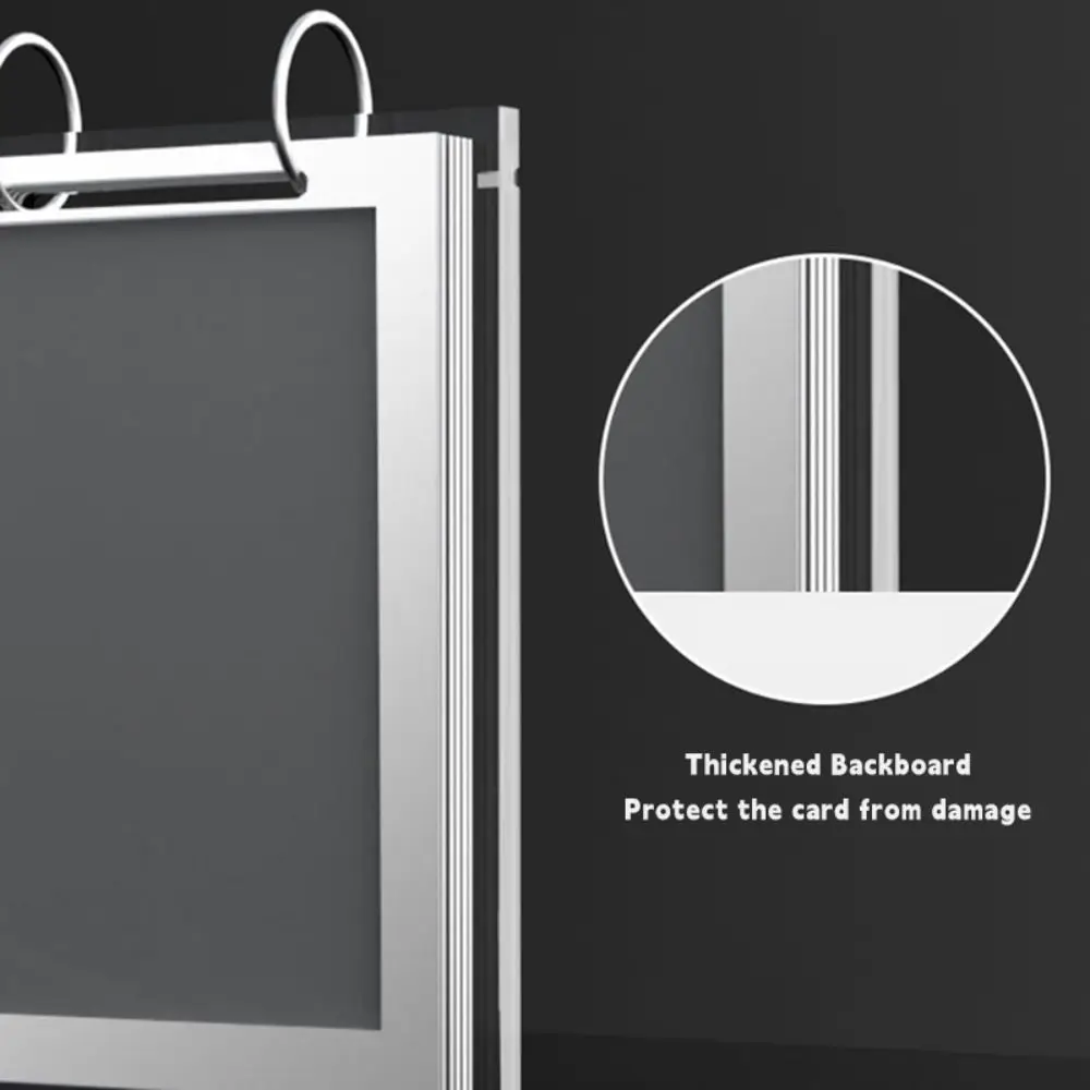 Sturdy Acrylic Desktop Display Stand Page-turning Design A4/A5/A6 Postcard Holder Loose-leaf Poster Sign Holder Restaurant
