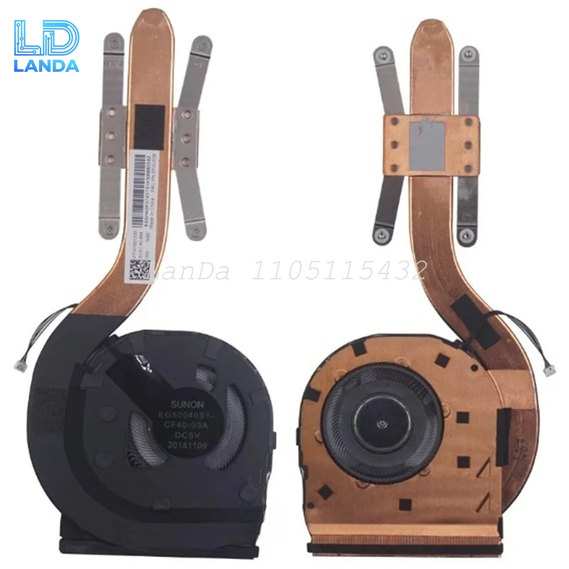 

New Original For Laptop Lenovo ThinkPad X1 Carbon 7th Gen X1C 8th X1 Yoga 4th 5th CPU Cooling Fan Heatsink 01YU036/7 5H40W65011