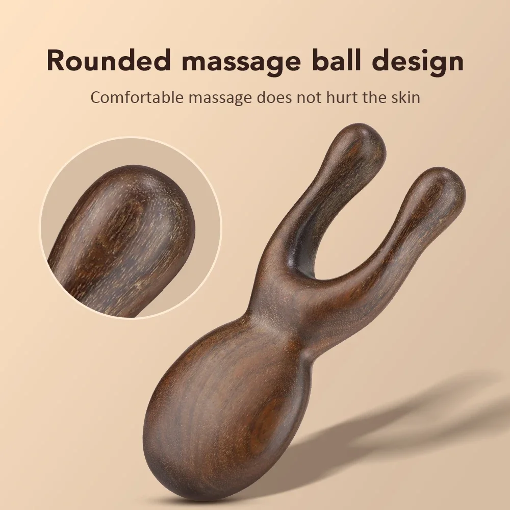 

1pcs,Wooden Nose Gua Sha Massager Facial Massage Stick Pointing Massage Sandalwood Massage Tool for Guasha Scraping