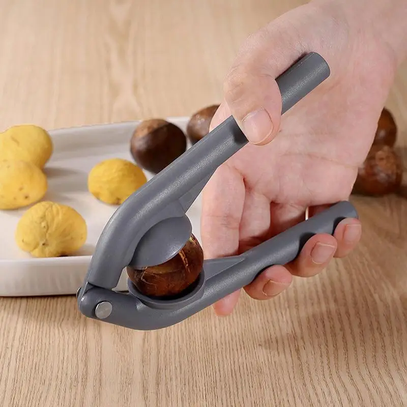 Chestnut Cutter Portable Plastic Nutcracker Opener Nuts Peeler Walnut Cracker Sheller Chestnut Clip Kitchen Tools