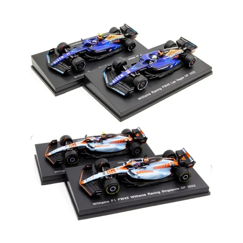 Spark 1/64 Williams FW45 F1 British Grand Prix diecast alloy model, children\'s collection toys, holiday gifts for children.