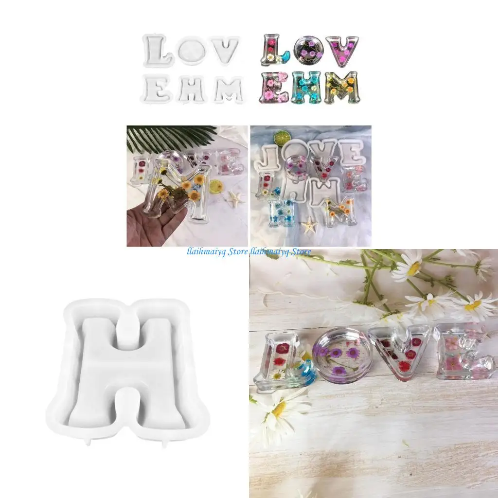 

573b Смола для силиконовых форм для эпоксидной смолы, отделка для хранения для хранения ювелирных изделий DIY