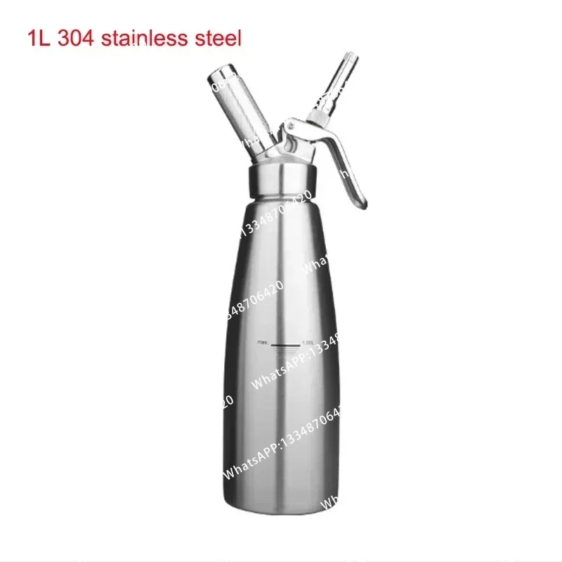 0.5L/1L Профессиональный 304 # Пистолет для взбивания сливок из нержавеющей стали/алюминия, дозатор для масла, инструмент для приготовления кофе, десертов, выпечки, DIY-проектов