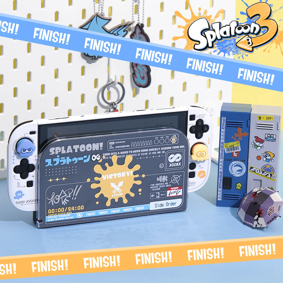 Splatoon 3 Protective Case for Switch 2 - Two-Piece Split Shell