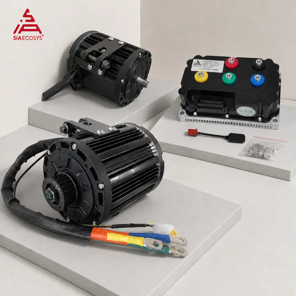 QSMOTOR 90H 4000W Mid Drive Motor Kit QS138 with ND72530 ND84530 ND96530 Controller Options for E-Motorcycle