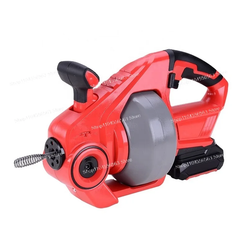 2025 18 V Cordless 7m Flexible Shaft Pipe Sink Bathtub Toilet Sewer Clog Cleaning Machine Power Tools