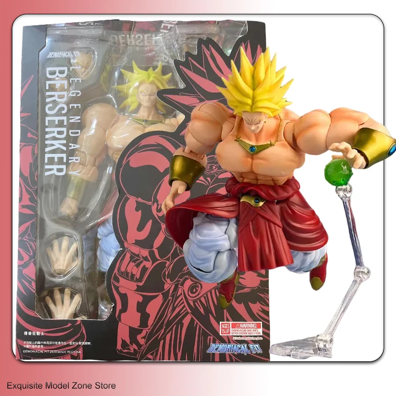 In Stock Demoniacal Fit Dragon Ball Legendary Berserker Action Figures Broly Figurine Gk Statue Collectible Model Kid Gifts Toys